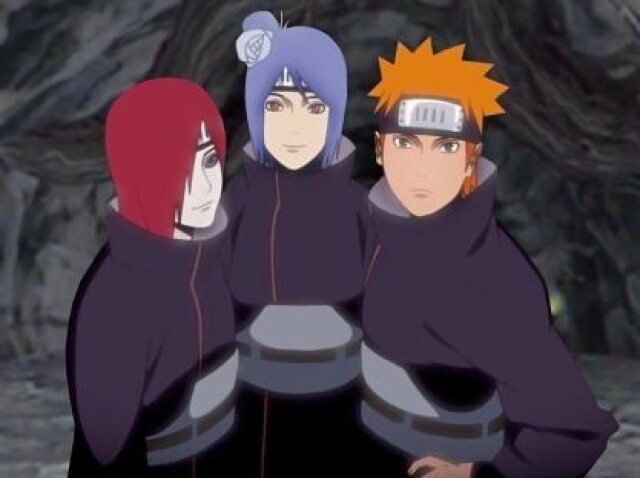 Nagato , Konan e Yariko