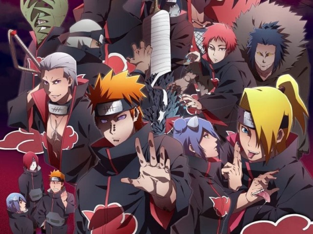 Obito Kisame, Itachi, kakusu, zetsu,pain, Konan, Sasori, hidam, Deidara. 10 membros