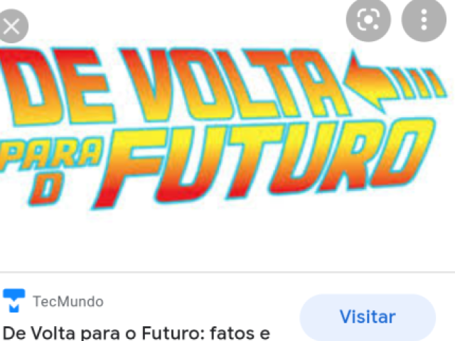 De volta para o futuro