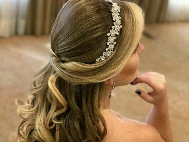 Penteado de princesa com cabelo souto