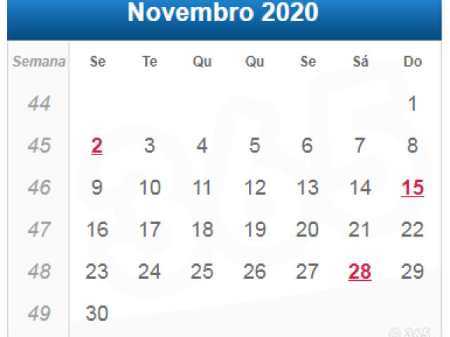 10 de novembro de 2015