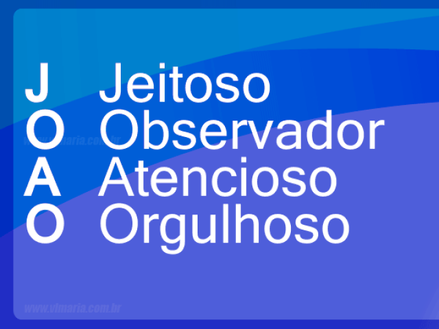 ~~JOÃO~~