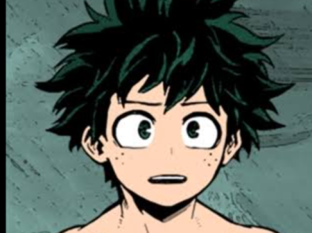 Midoriya sem camisa arrasa bonitão