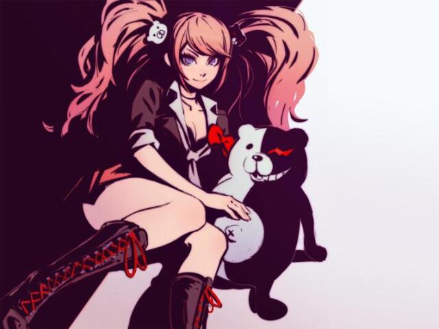 não é nenhuma das outras alternativas pois junko não é de danganronpa