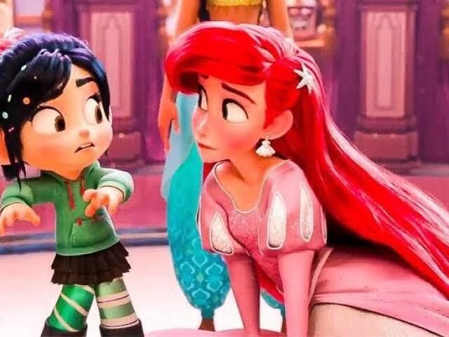 Vanellope, Ariel, Valente, Mulan.