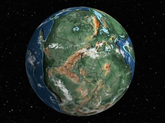 É o processo de integração de espaços físicos do planeta; a dominação de todo o globo.