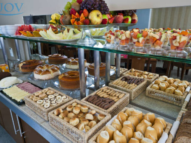 A gente gosta mesmo é do buffet de café da manhã