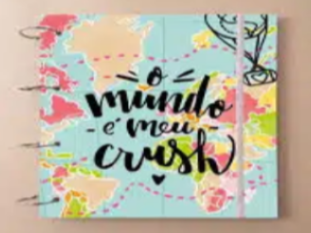 Fichário "O mundo é meu crush"