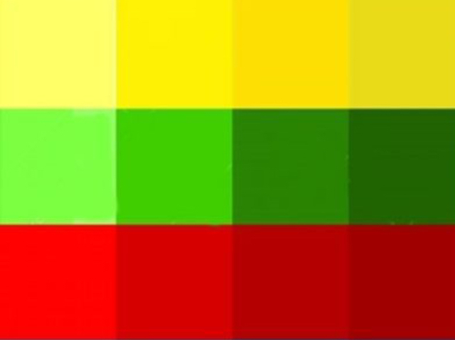 Cores mais fortes e vivas