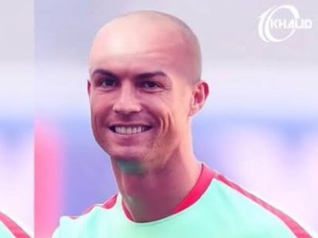 Cristiano Ronaldo careca