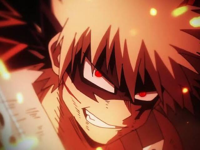 Bakugou explodiu o rosto dele