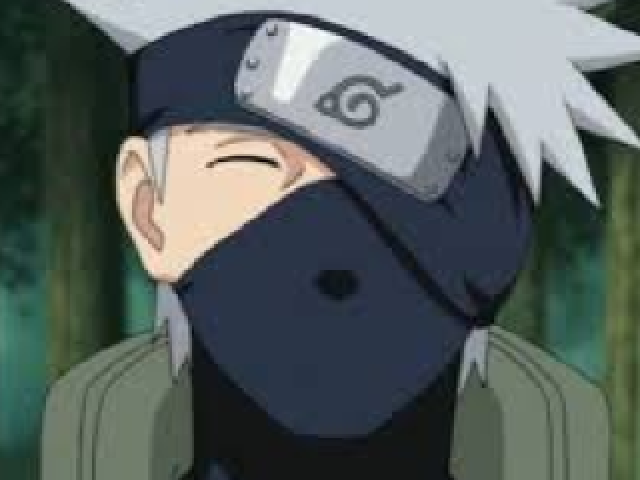 Com o Kakashi 💚