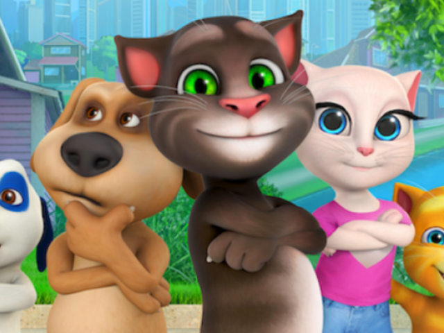 Talking Tom and Friends.