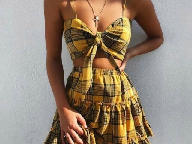 conjunto amarelo