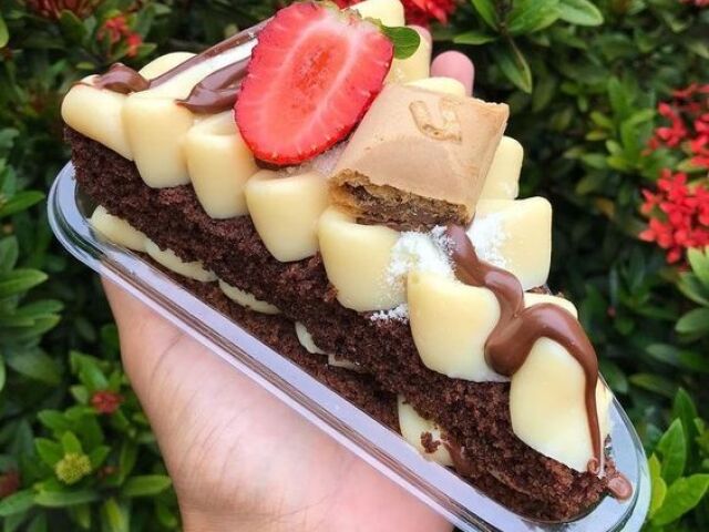 bolo de nutella