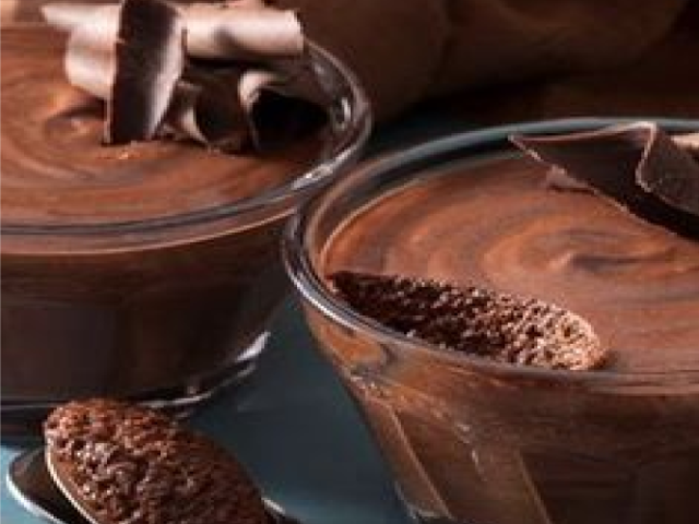 mousse de chocolate