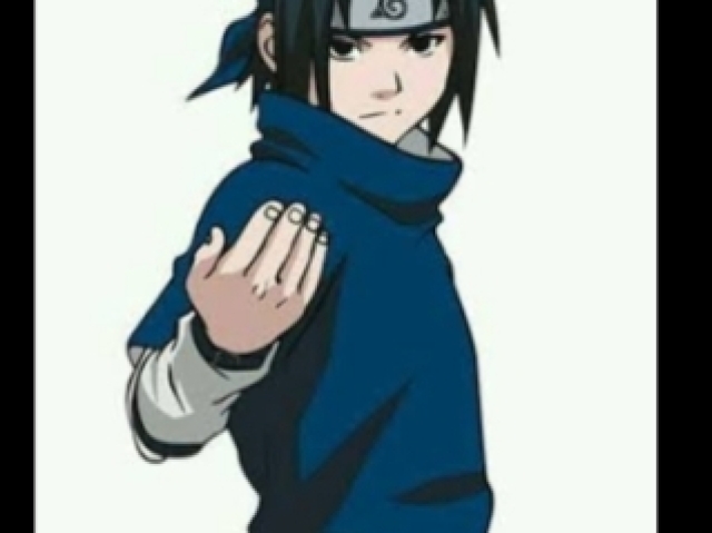 o mistérioso e charmoso sasuke por quem Sakura era apaixonada desde o 1 episódio do Anime