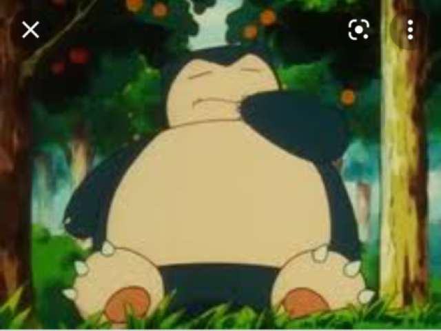 Você é o snorlax do ash