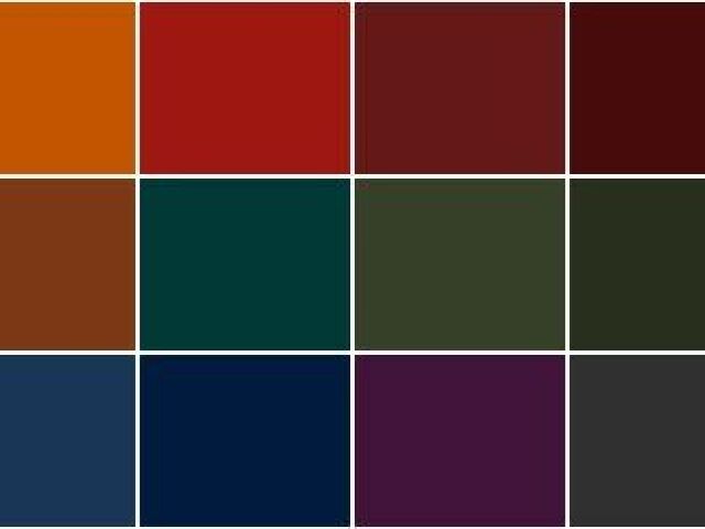 Cores escuras