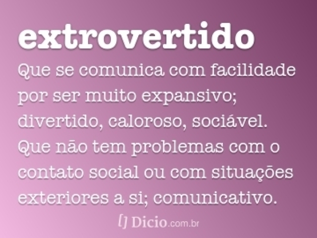 Extrovertido