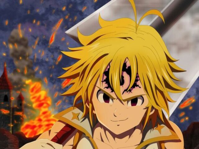 Meliodas quando era dos 10 mandamentos