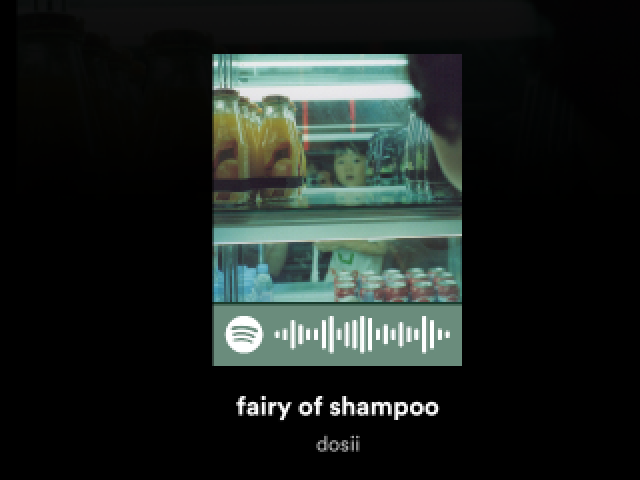 Fairy of shampoo- dosii