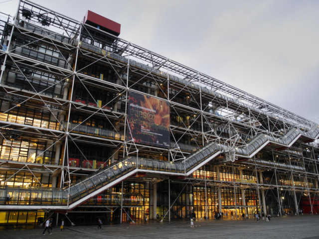 Beleza funcional do Centro Pompidou