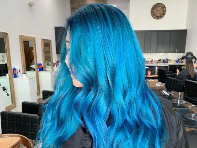 Blue hair