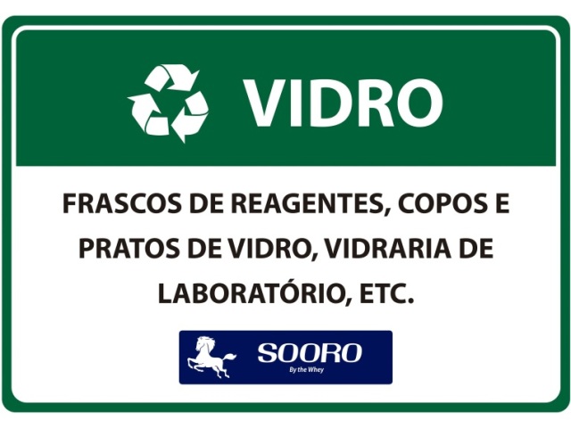 Lixeira para resíduos de vidro