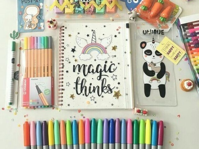 Monte seu material escolar 📖🎒