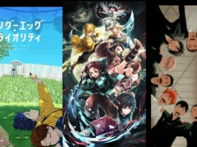 Wonder egg priority,demon slayer e haikyuu