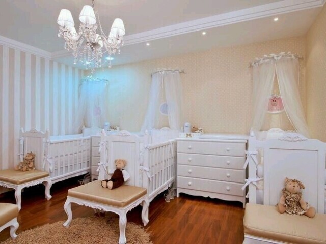 Um lindo quarto para trigêmeas 👶👶👶