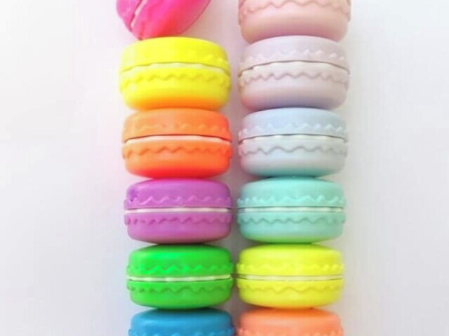 Marca texto macaron