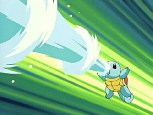 (SQUIRTLE)
Jato da áqua