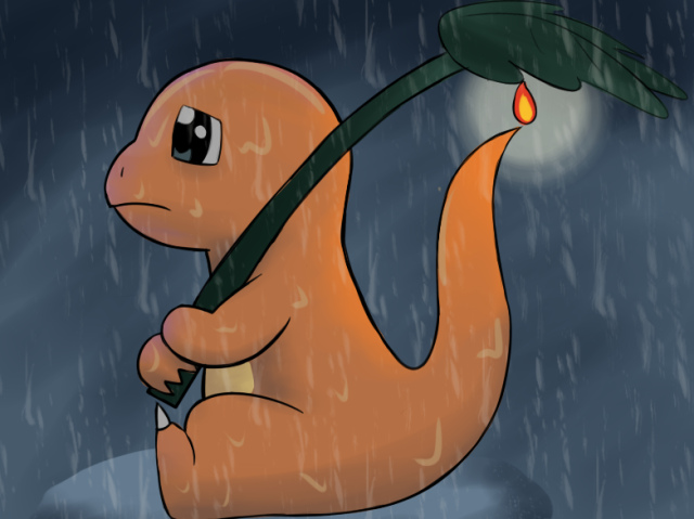 Ele não escolheu o Charmander