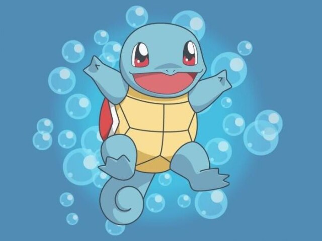 (SE SEU INICIAL FOR SQUIRTLE)
Bolhas