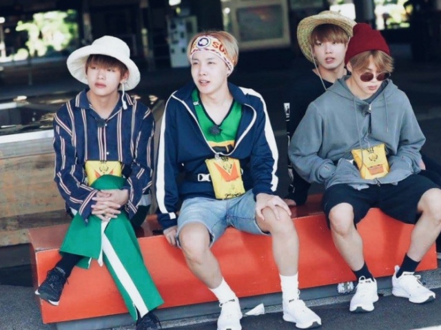 V, J-Hope, Jin, Jimin