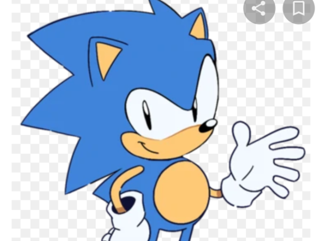 Sonic! Eu acho ele muiiiiiitoo irado!