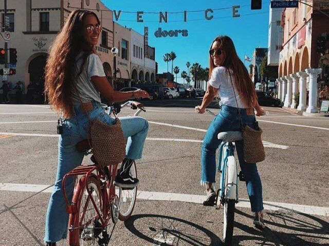 De bicicleta
