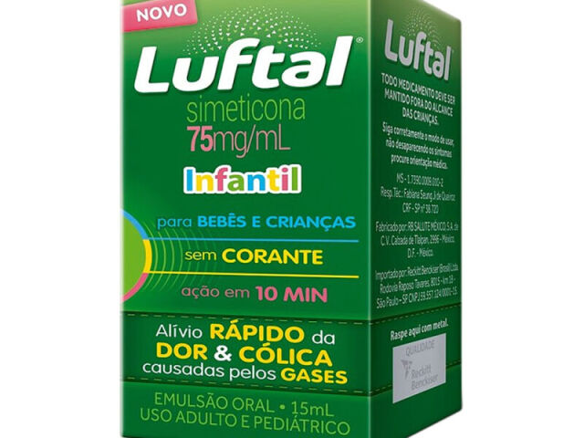 luftal- discrição: alivio rápido da dor e cólica causadas pelos gases- Idade :uso adulto e pediátrico