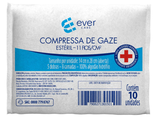 Gaze - Discrição- compressa - idade Uso adulto