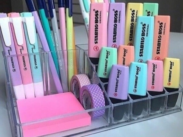 Arrume seu material escolar!