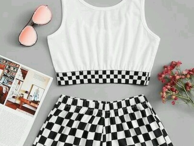 Blusa e short