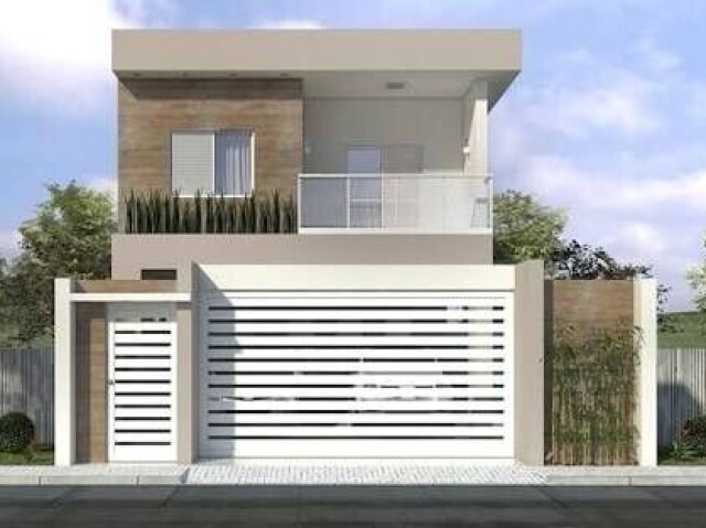 Com uma fachada moderna ❤❤❤