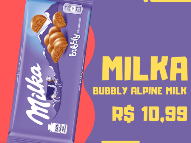 Milka Bubbly Alpine Milk