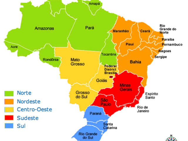 Você conhece as capitais dos estados Brasileiros?