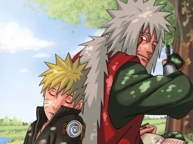 O Jiraiya, porque ele é engraçado, mas sabe quando ficar sério.