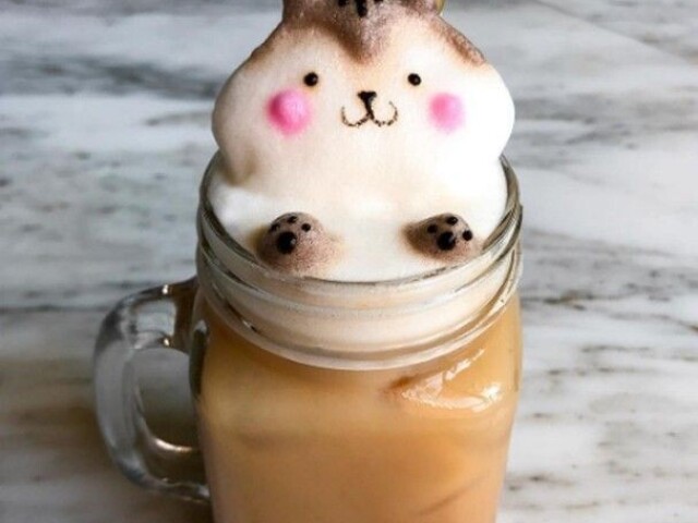 Café cute fofo