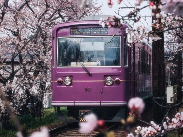 Na estação de trem