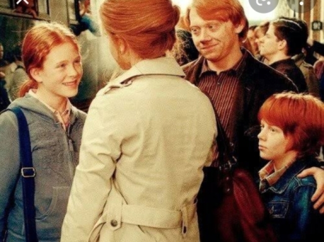 Rosa Weasley e Hugo Weasley